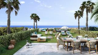 Piso  Cl doña julia alura living. Venta de piso con dos dormitorios en casares costa, málaga, cost