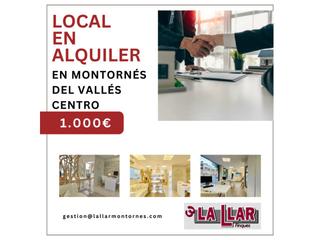 Location Local commercial à Montornès del Vallès. Espectacular local comercial en alquiler en pleno centro!!