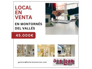 Local commercial à Montornès del Vallès. Local comercial en venta
