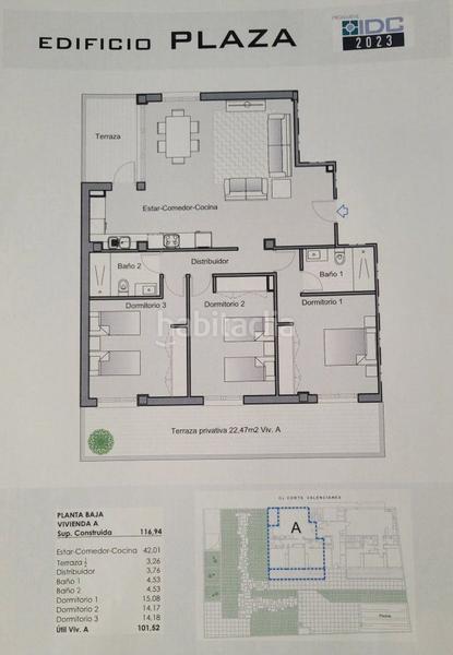 Foto ccf83779-b5f2-4903-9e06-509ea8af5655. Piso en corts valencianes piso en venta en villarreal vilareal, 3 dormitorios. en Villarreal / Vila - real