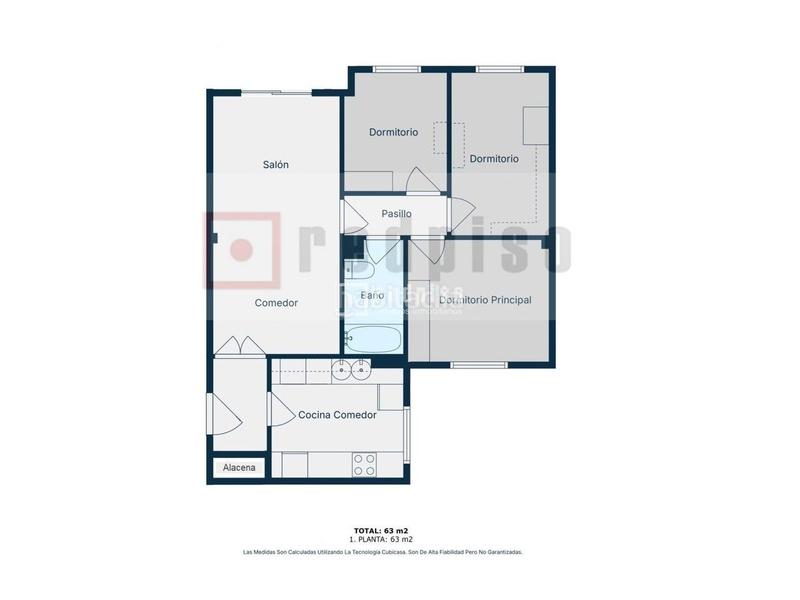 Foto 394416ad-0949-415f-a273-c16686fecc0b. Piso gran oportunidad en la luz orientación sur en Málaga