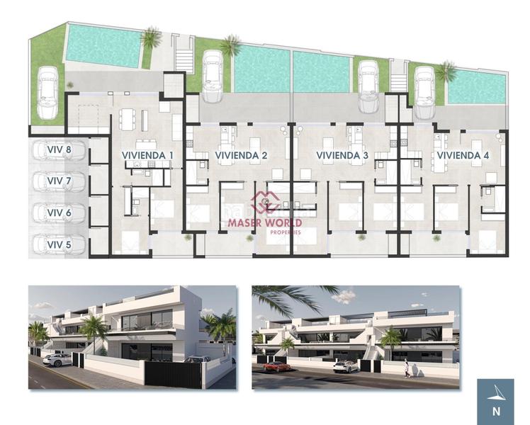 Foto 40db71e8-9855-4fc6-afa0-9be8f7358821. Casa bungalows de obra nueva en Los Peñascos-El Salero-Los Imbernones San Pedro del Pinatar