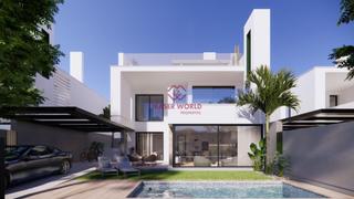 Chalet en Mar Menor golf. Villas de obra nueva en complejo privado en la provincia de murc