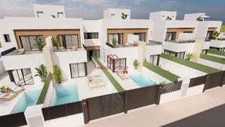 Casa pareada en Santiago de La Ribera. Villas adosadas modernas con piscina privada en santiago de la r