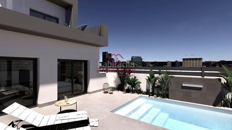 Foto 09c76672-f796-4aa9-ae70-e0d5ca5442f8. Casa pareada villas pareadas de lujo de nueva construcción costa blanca living en Benijófar