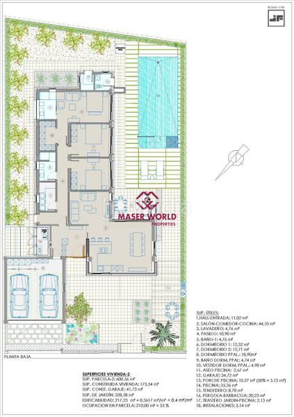 Foto 958e1355-e671-4fe3-970c-eb34aa125f6e. Chalet villa de obra nueva en una planta en San Javier San Javier