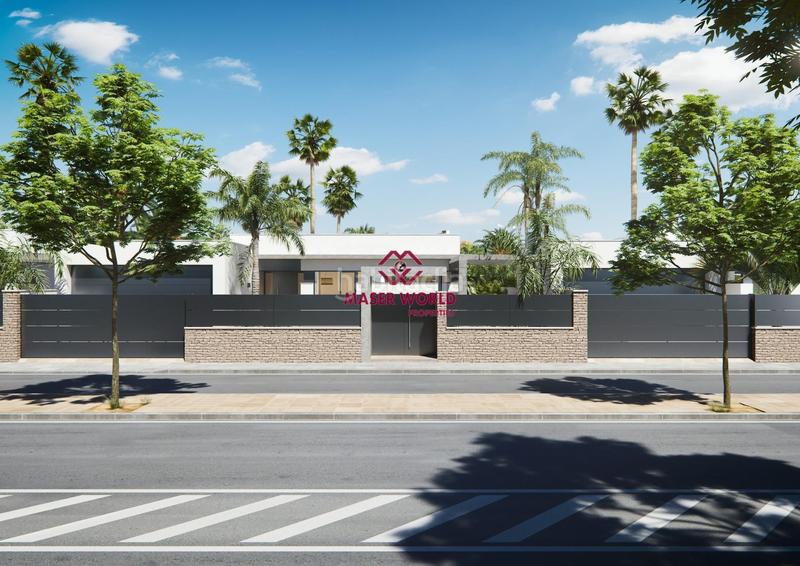 Foto fe0662d8-6d52-4616-a448-35d266e608f8. Chalet villa de obra nueva en una planta en San Javier San Javier