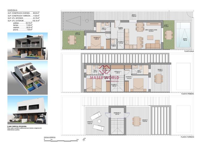 Foto 287a961a-0dc5-464a-b7b5-c912603f8039. Doppelhaus mit parking pool in Santiago de La Ribera San Javier