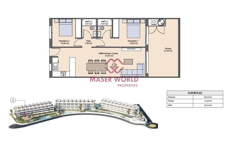 Foto d8a099ba-68dd-43f1-9bf5-cf4d886995e1. Appartement avec parking piscine dans balcón de Finestrat-terra marina Finestrat