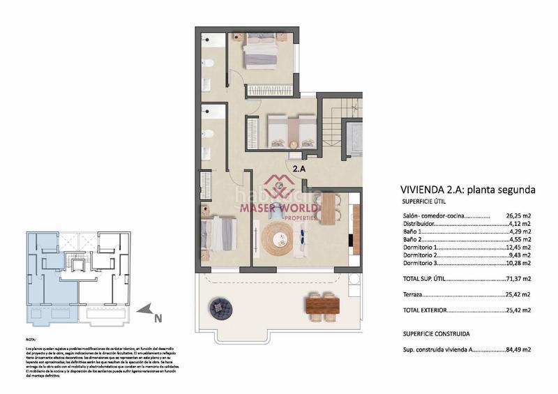 Foto 9ce6550d-d41b-4295-88de-8950ef92b67c. Dachwohnung mit pool in Torre de la Horadada Pilar de la Horadada