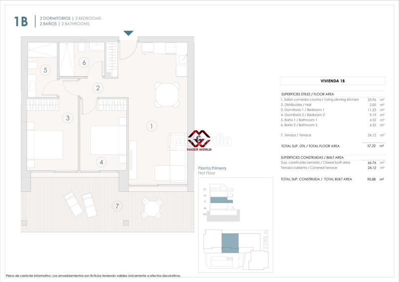 Foto be01a526-3757-45c5-8956-ab88a70a4d12. Apartament amb aparcament piscina a Benijófar