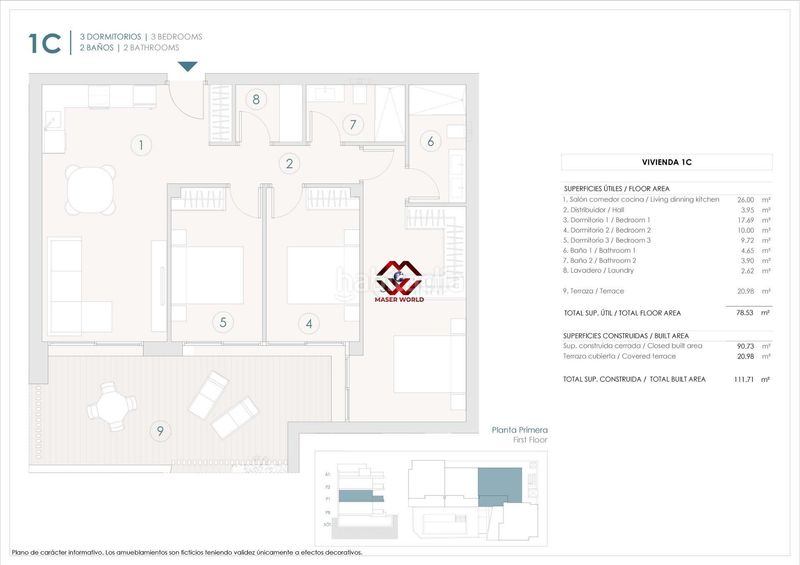 Foto b637a774-ccf9-455e-93b7-a976528502b0. Apartament amb aparcament piscina a Benijófar