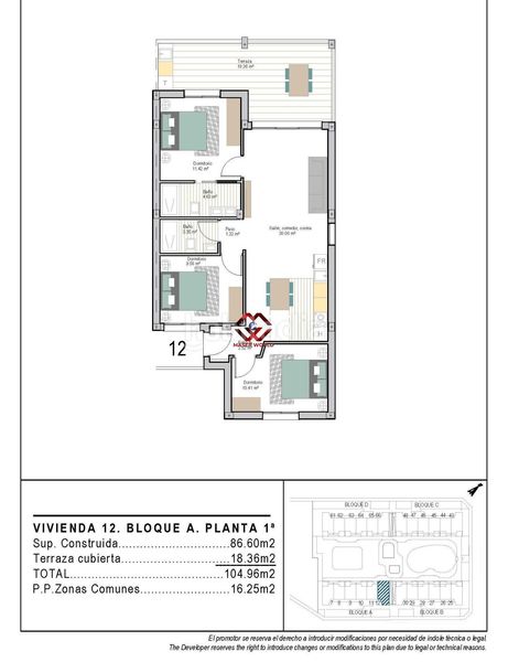 Foto cdf1bb11-6e9e-4abe-aa83-437c2f0a3beb. Apartamento viviendas de diseño a estrenar en San Cayetano, torrepacheco murcia en Torre - Pacheco