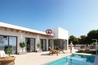 Casa adossada a Dolores. Viviendas adosadas de obra nueva con diseño ibicenco en dolores,