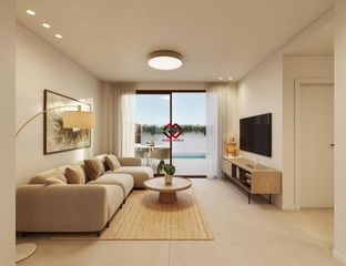 Casa a Lo Pagán. Exclusivos bungalows de obra nueva con piscina privada  san pedr