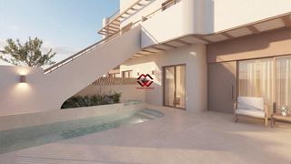 Casa en Pilar de la Horadada Ciudad. Bungalows de nueva construcción exclusivos con piscina privada e