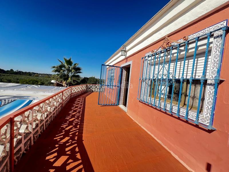 Foto f7253095-ccc6-4b34-8973-1982ac2212d7. Chalet  con gran parcela, piscina, cocina exterior y garaje. tranquilidad y confort. en Espartinas