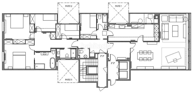 Piso vivienda reformada a estrenar con piscina en sant gervasi galvany en Barcelona - Imagen 66