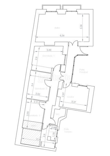 Foto cb7a8f66-0c79-476a-858e-63b15f8a75bf. Piso  3 habitaciones venta en Centro Histórico Cádiz
