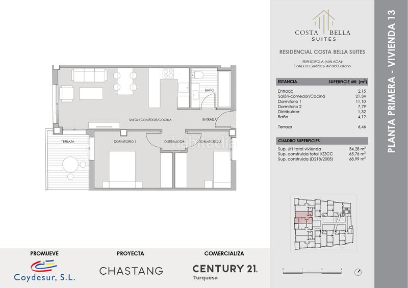 Foto 63b9a577-d1a4-4341-bff1-b8571f088d22. Pis 69m<sup>2</sup> a calle cerezos 8 a Los Pacos Fuengirola