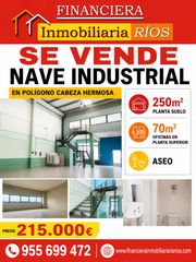 Fabrikhalle in Centro. Nave industrial en venta en polígono industrial  cabeza hermosa,
