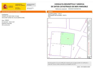 Terreno residenziale in Camino antic de rubí 92. Terreno en venta en sant quirze del vallès