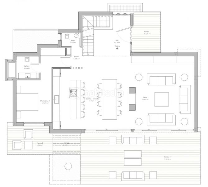 Foto d30b546c-b2e0-47ef-9cbc-125ddafda4b1. Chalet villa de 5 dormitorios y 6 baños localizada en la milla de oro, . obra nueva en Marbella