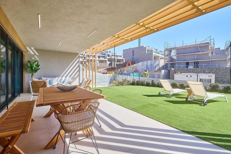 Foto 0b17afb4-806d-437b-be2d-d3544281b952. Casa adosada obra nueva espectaculares adosados 4 habitaciones piscina garage vistas al mar en Mijas
