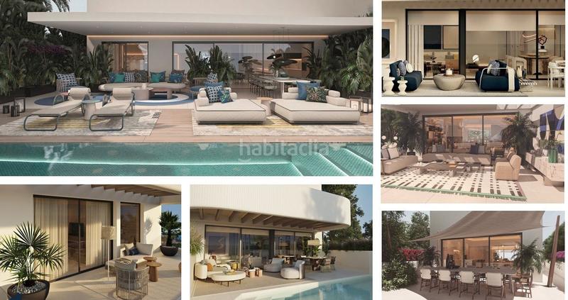 Foto 1f2cd42b-bc59-4c38-adb1-c67540836de0. Casa pareada villas adosadas de lujo pie de playa obra nueva piscina privada en Marbella