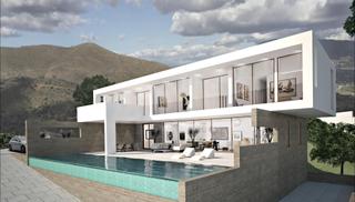 Xalet a Ojén. Villa de lujo de 4 dormitorios y 4 baños con vistas panorámicas.