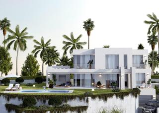 Xalet a Mijas pueblo. Villa de lujo de 4 dormitorios y 4 baños con vistas al mar. mija