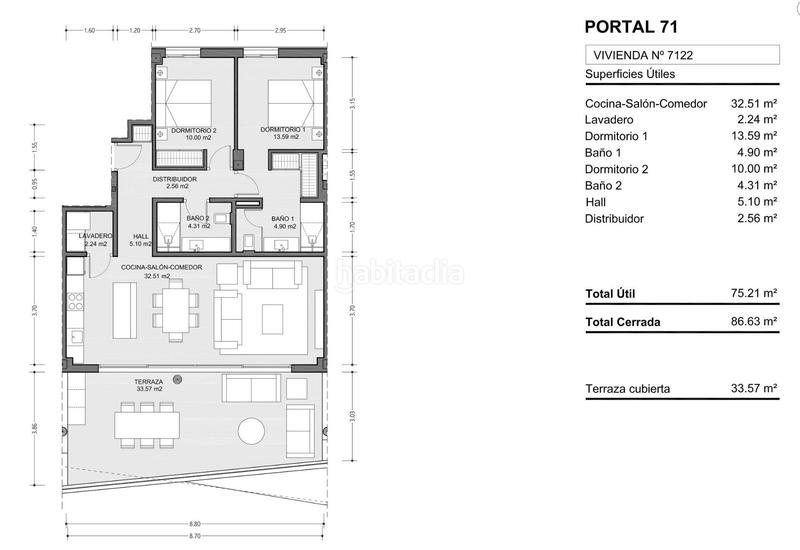 Foto 46ed4524-ca20-4b61-89ab-9073dfa3f6e2. Apartamento  de 2 dormitorios y 2 baños con vistas al mar. El Higuerón, en Fuengirola