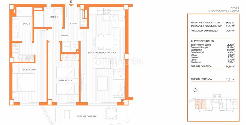 Foto 4bec3b3c-7d43-4a31-939d-c15140371785. Apartamento  planta primera de 2 dormitorios y 2 baños. Los Pacos, en Fuengirola
