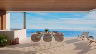 Dachwohnung in Las Gaviotas - Carvajal. Ático de 2 dormitorios y 2 baños con vistas al mar. el higuerón,