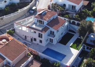 Xalet a El Faro de Calaburra - Chaparral. Villa 2da línea en el faro, vistas al mar, 5 hab, 5 baños, refor