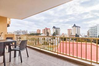 Flat in Castillo Sohail - Myramar. Piso en sohail, vistas al mar, 1 dormitorio, 1 baño con muebles,