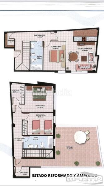 Foto 01d9975e-4b87-4987-97c1-7a1180775b08. Zweistöckige wohnung in Centro Lucena