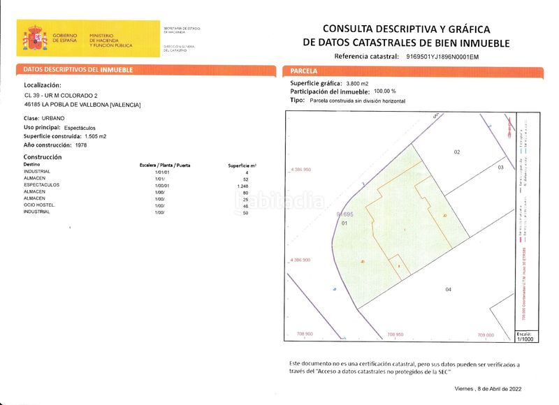 Foto c20db466-0fa7-49dc-a4fa-9d81122ca998. Terreny residencial a Rascanya Pobla de Vallbona (la)