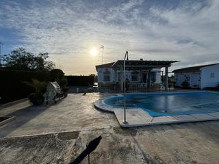 Masia a Sanlúcar la Mayor. Finca rústica con chalet de una planta