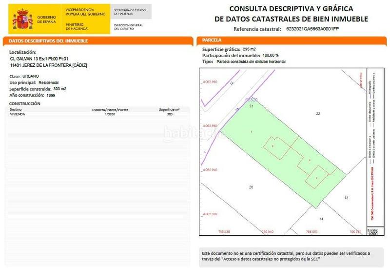 Foto b6758b56-d8a7-4a76-a298-ab8ba0e64617. Terreno residencial exclusiva parcela con construccion en centro jerez en Jerez de la Frontera