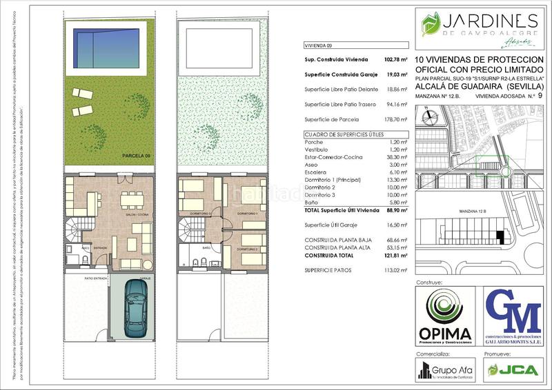 Foto 72315679-5c78-405b-9847-9009a5ad2073. Casa adossada 121m<sup>2</sup> a santiago de chile 21 a Oromana Alcalá de Guadaira
