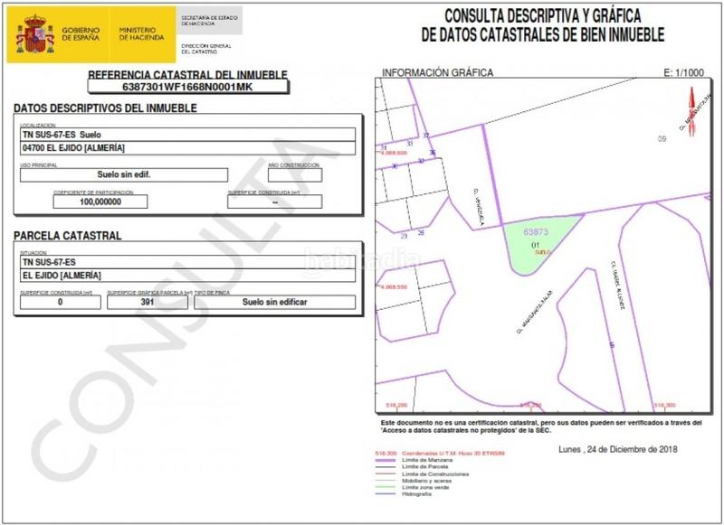 Foto 5cf072b5-5e52-4495-b874-7e1c5d2e64d1. Terreno residencial solar urbano. edificación adosados en Ejido (El)
