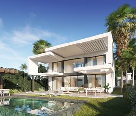 Casa en Mijas - cl arce de buena vista 2. Nueva villa a estrenar en buena vista mijas