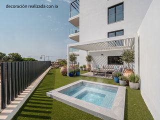 Pis a Mijas costa - cl almez 1. Apartamento a estrenar con vistas al mar y jardín de 117 m2
