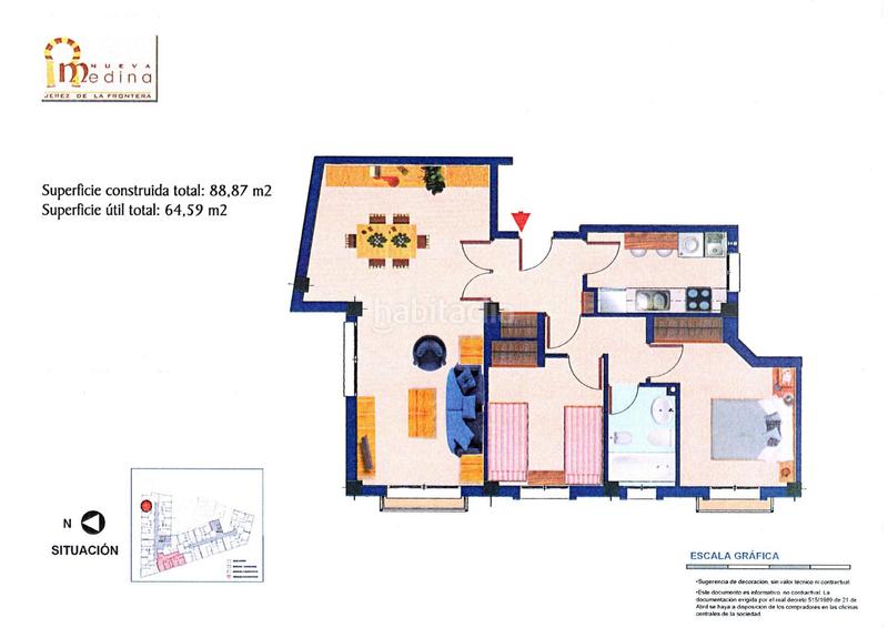Foto ae000457-b9d0-43f9-9773-539c9313654d. Appartement avec parking piscine dans Centro Jerez de la Frontera