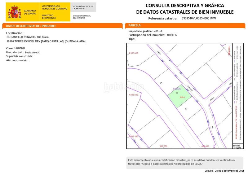 Foto b9cea60e-4793-4cd0-b638-15e90425936d. Terrain résidentiel dans Los Berrocales Madrid