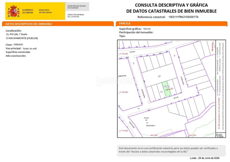 Foto a03b430d-2c92-43e8-a269-dd0ec4fedc7c. Terreny residencial a Ayamonte ciudad Ayamonte