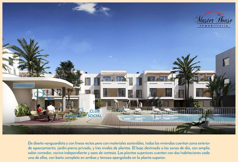 Foto d9d5b135-394a-4c49-8205-a6a13ecc4514. Maison jumelée avec chauffage piscine dans Corrales Aljaraque