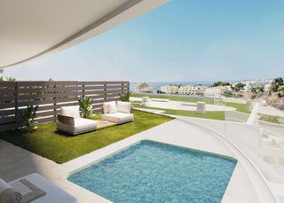 Maison jumelée  Calle. Villa de lujo de 3 dormitorios con vistas al mar en fuengirola,