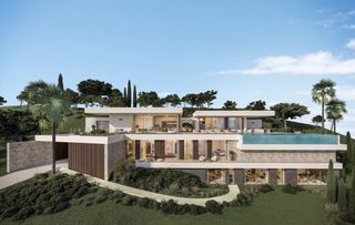 Haus in El Faro de Calaburra - Chaparral. Villa con vistas al mar y montaña en venta en la reserva de la c